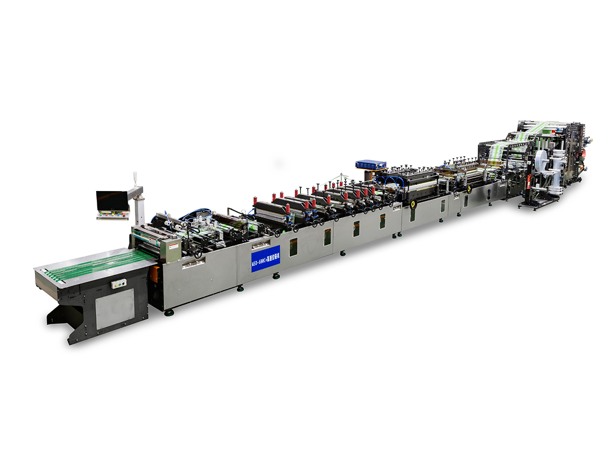 Máquina de fazer sacos seladores multifuncionais de alta velocidade 600C+